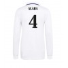 Herren Fußballbekleidung Real Madrid David Alaba #4 Heimtrikot 2022-23 Langarm